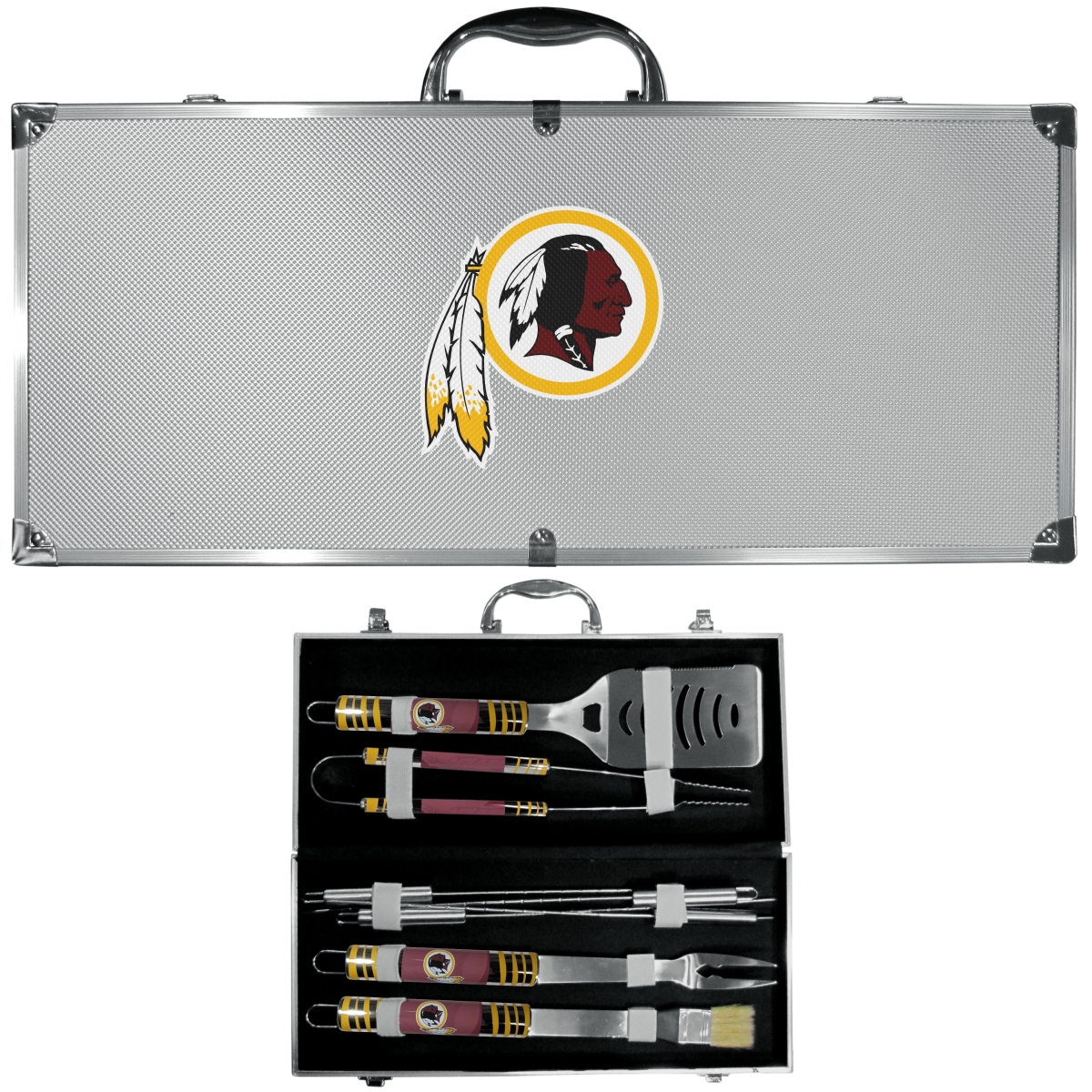 Siskiyou F8BQ135 Unisex NFL Washington Redskins 8 Piece Tailgater BBQ Set -  SiskiyouSports