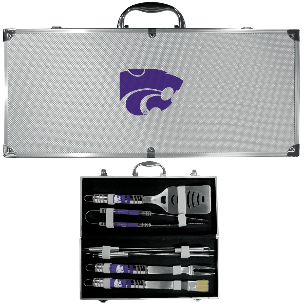 Siskiyou  Unisex NCAA Kansas State Wildcats 8 Piece Tailgater BBQ Set