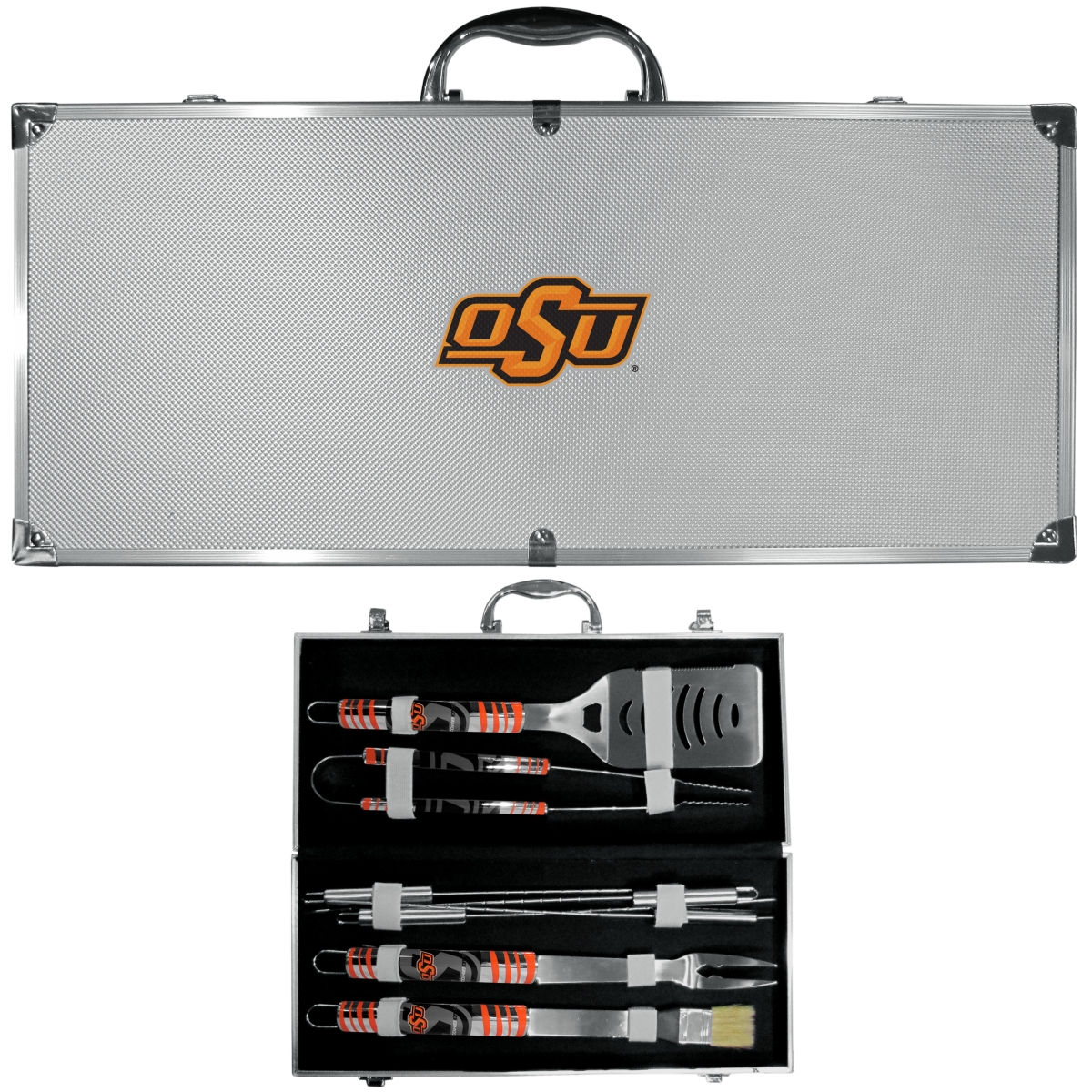 Siskiyou  Unisex NCAA Oklahoma State Cowboys 8 Piece Tailgater BBQ Set