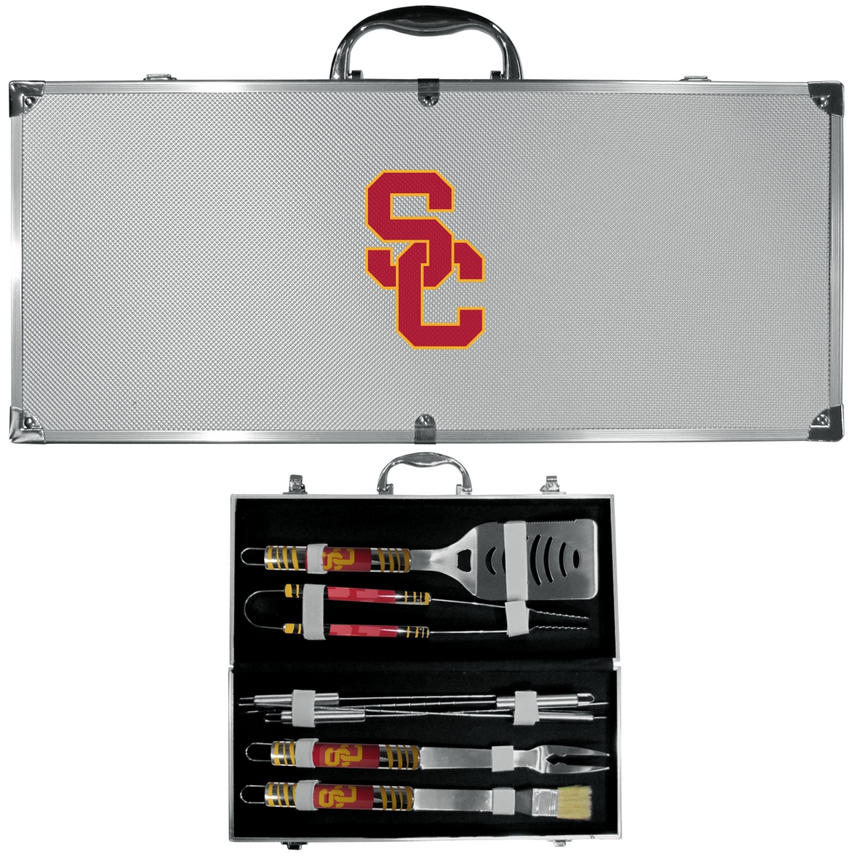 Siskiyou  Unisex NCAA USC Trojans 8 Piece Tailgater BBQ Set