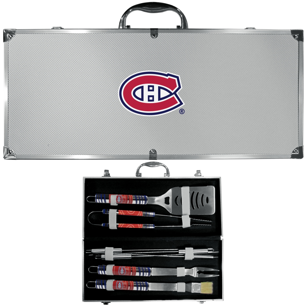 Picture of Siskiyou H8BQ30 Unisex NHL Montreal Canadiens 8 Piece Tailgater BBQ Set