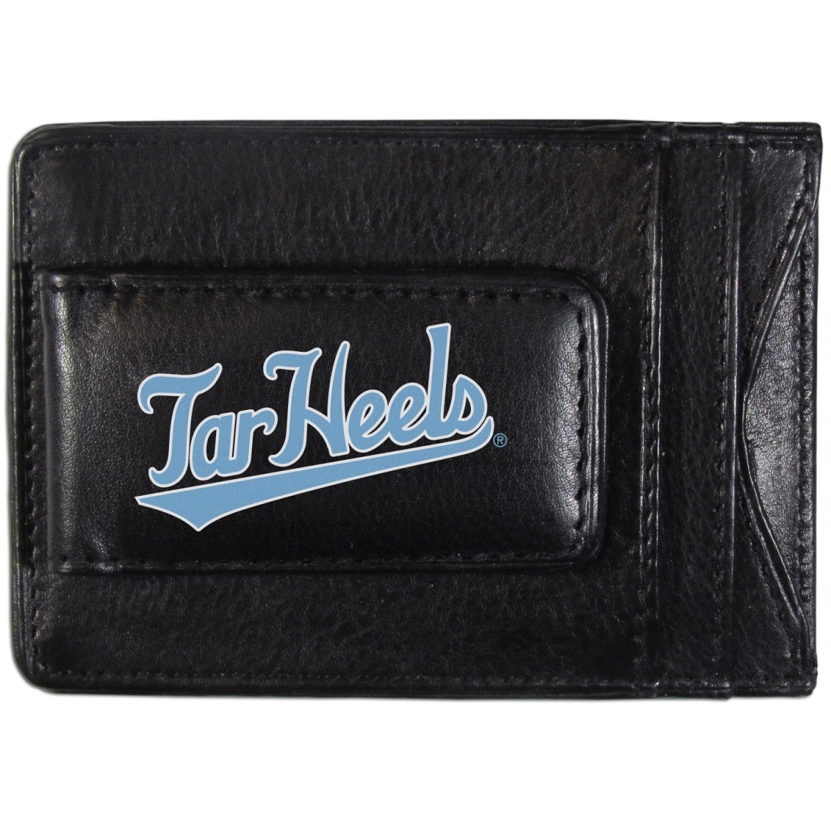 Siskiyou CCCP9 Male NCAA North Carolina Tar Heels Logo Leather Cash & Cardholder - One Size