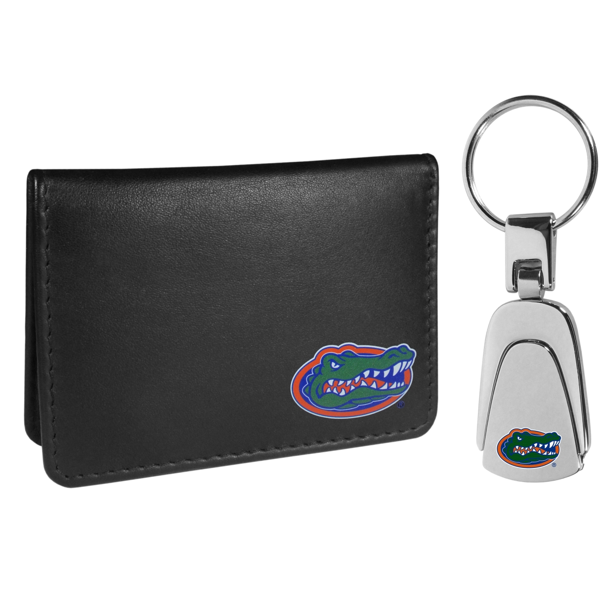 Siskiyou CBIM4KP NCAA Florida Gators Weekend Bi-fold Wallet & Steel Key Chain