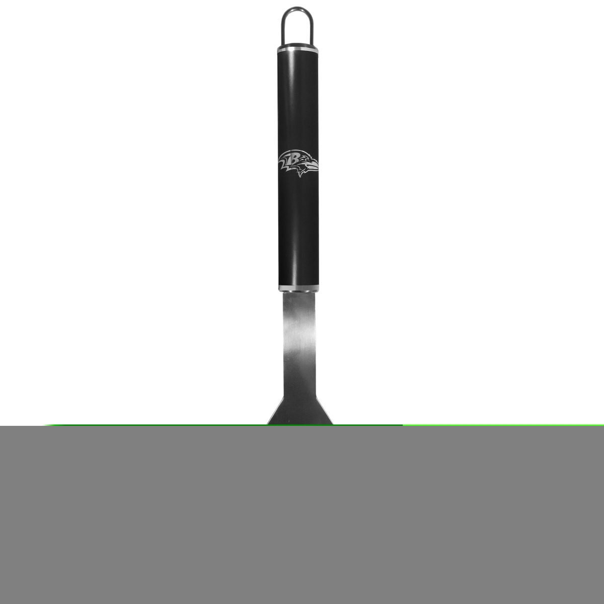 Siskiyou FBGS180 Baltimore Ravens Grill Brush with Scraper, Black