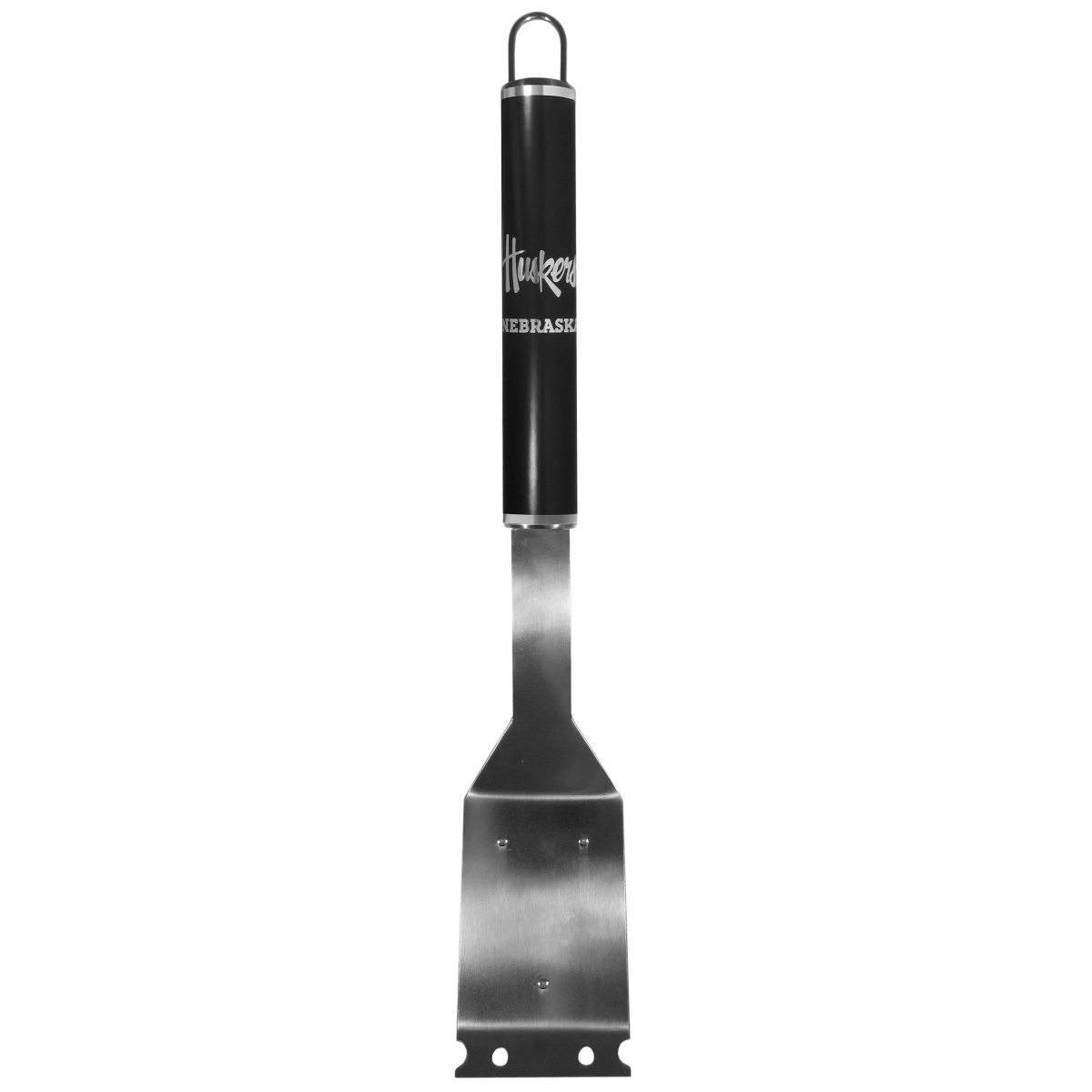 Siskiyou CBGS3 Nebraska Cornhuskers Grill Brush with Scraper, Black