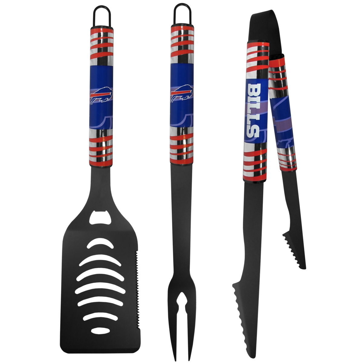 NFL Siskiyou Sports Fan Shop Buffalo Bills Tailgater BBQ Set 3 piece Team  Color