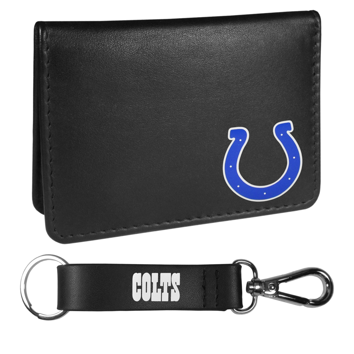 Siskiyou FBIM050KCS Indianapolis Colts Weekend Bi-Fold Wallet & Strap Key Chain