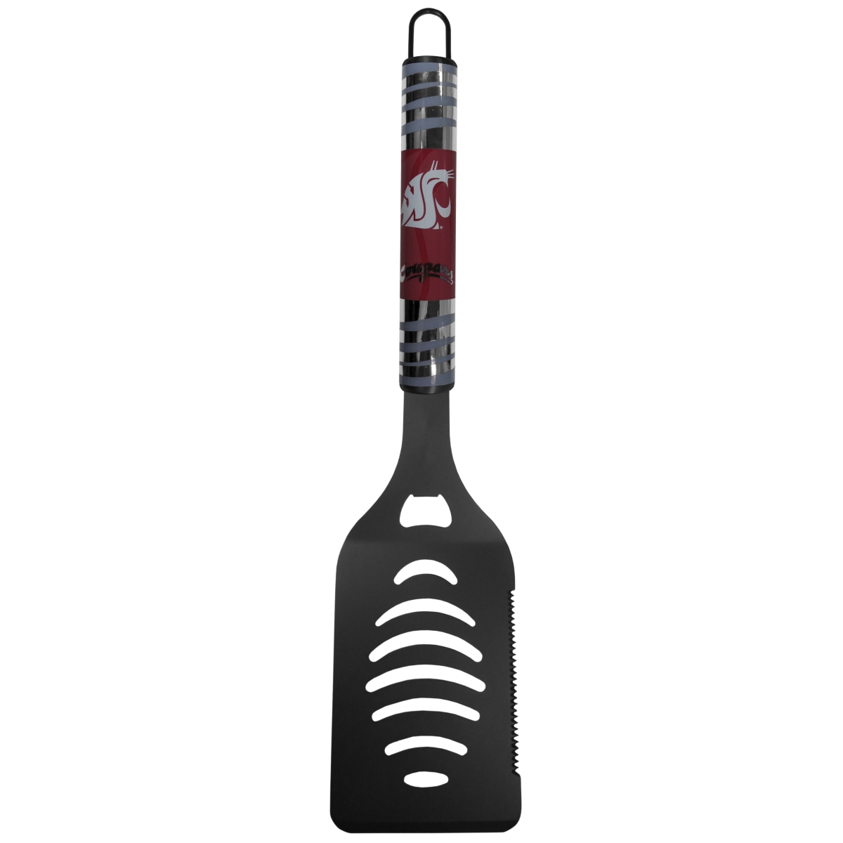 Siskiyou CBCS71 NCAA Washington State Cougars Steel Black Spatula