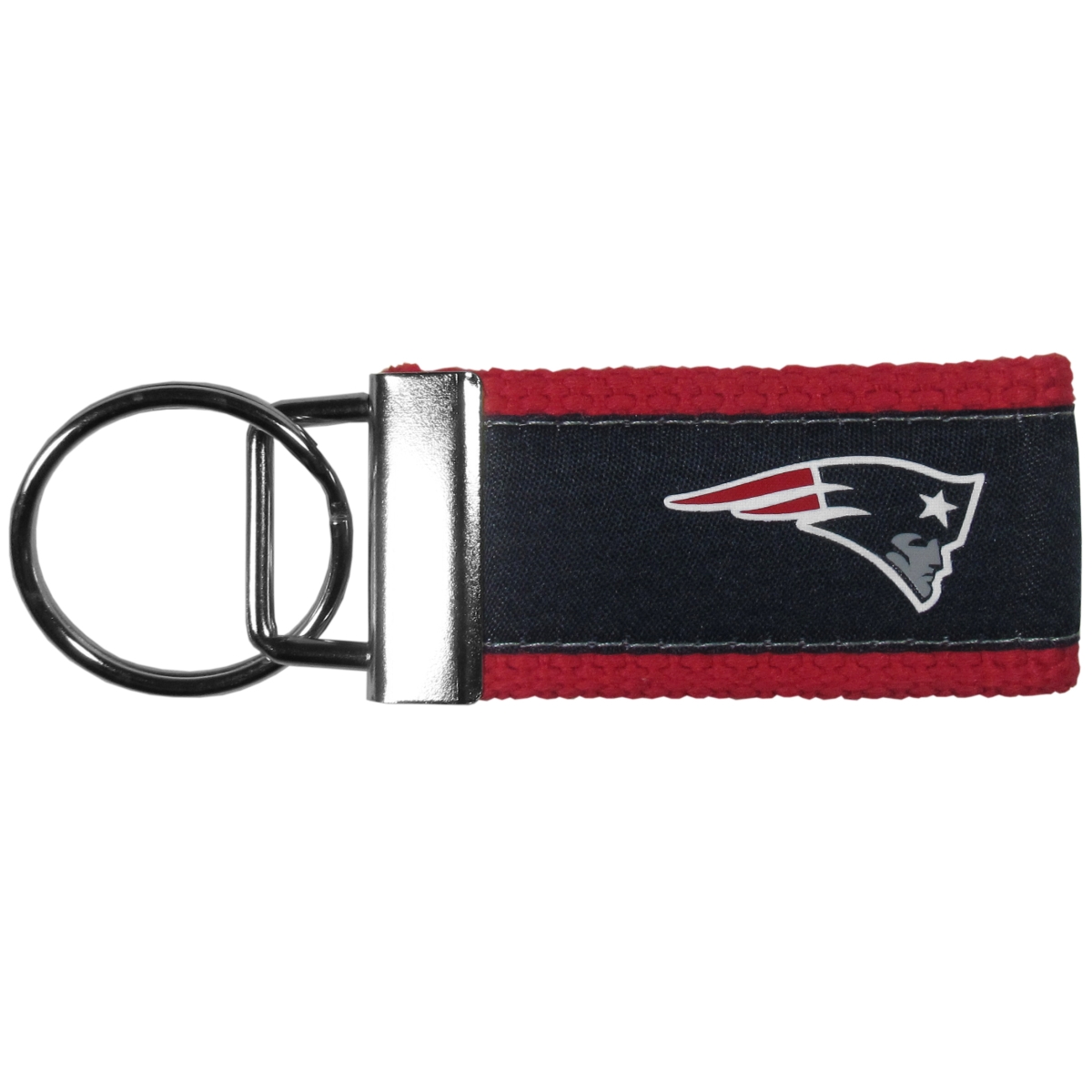 Siskiyou Sports FEKC120 New England Patriots Woven Key Chain