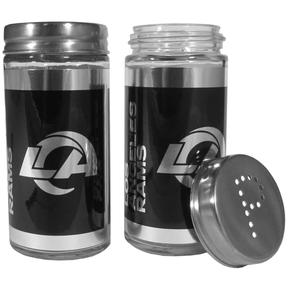 Siskiyou Sports FSPB130 Los Angeles Rams Black Salt & Pepper Shaker, Black