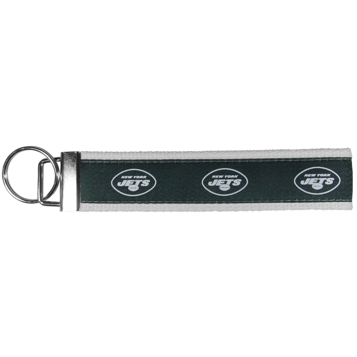 Siskiyou Sports FWWK100 New York Jets Woven Wristlet Key Chain