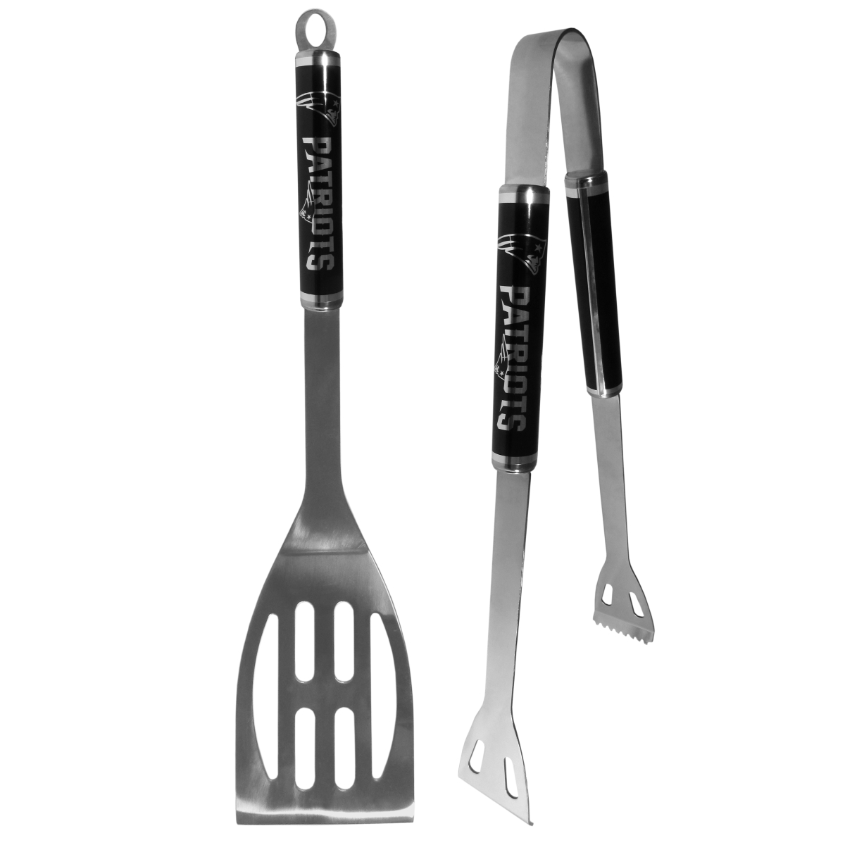Siskiyou Sports F2BS120 New England Patriots Black BBQ Set, Black - 2 Piece