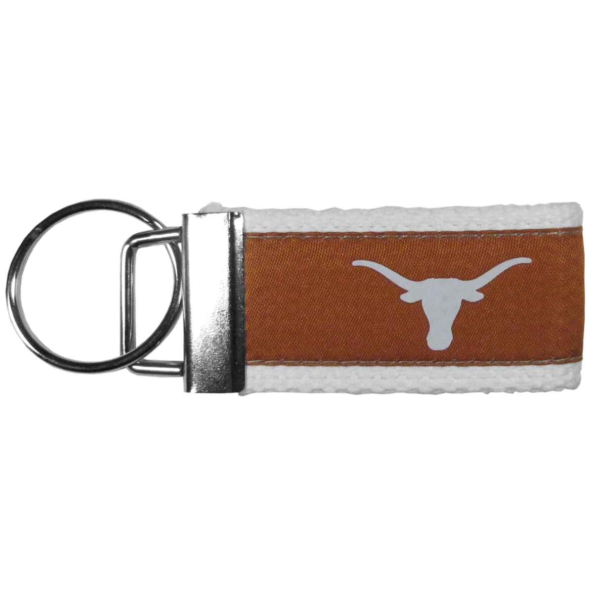 Texas Longhorns Woven Key Chain - Team Colors - 4 inches - Officially Licensed