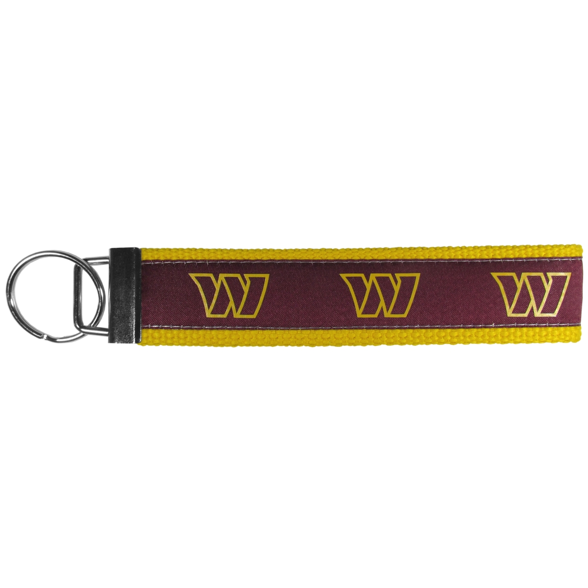 Siskiyou Sports FWWK135 Washington Commanders Woven Wristlet Key Chain