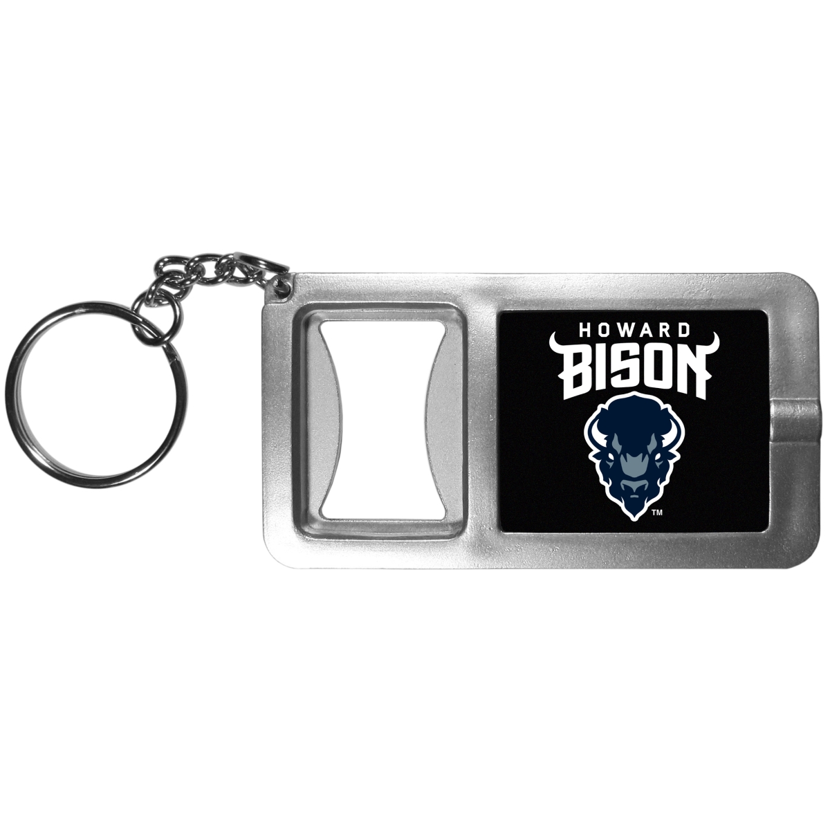 Siskiyou Sports CFBK153 Howard University Bison Flashlight Key Chain with Bottle Opener - One Size