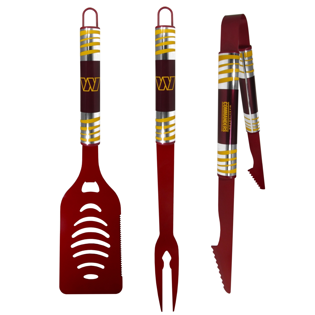 Siskiyou Sports  Washington Commanders Color BBQ Tool Set - One Size - 3 Piece