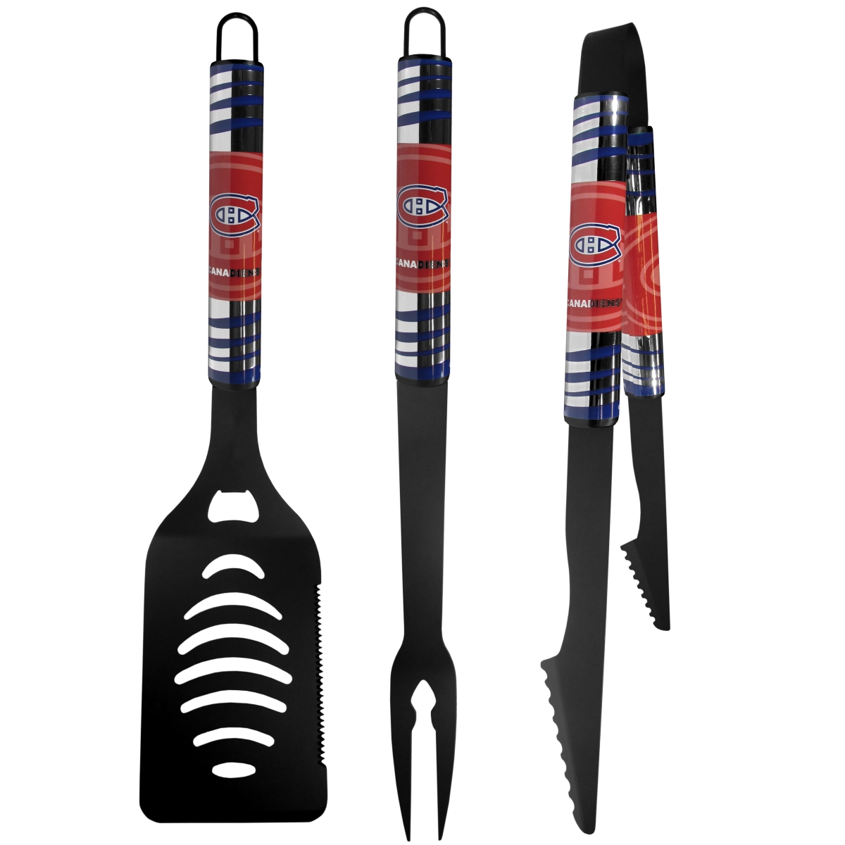 Picture of Siskiyou Sports H3BC30 NHL Montreal Canadiens Tailgater BBQ Set&#44; Black - 3 Piece