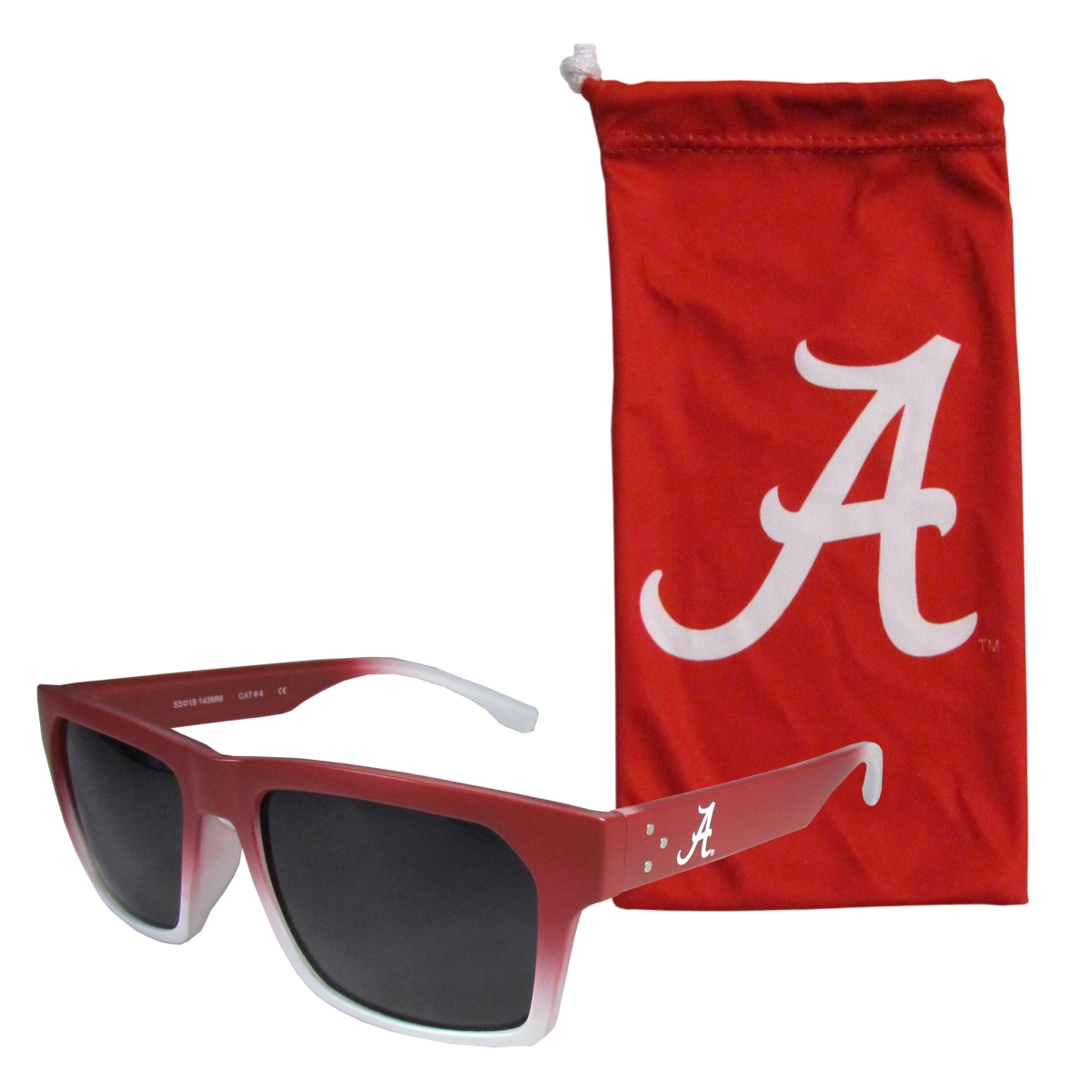 Siskiyou Sports CFSG13EB Alabama Crimson Tide Sportsfarer Sunglasses & Bag Set - One Size