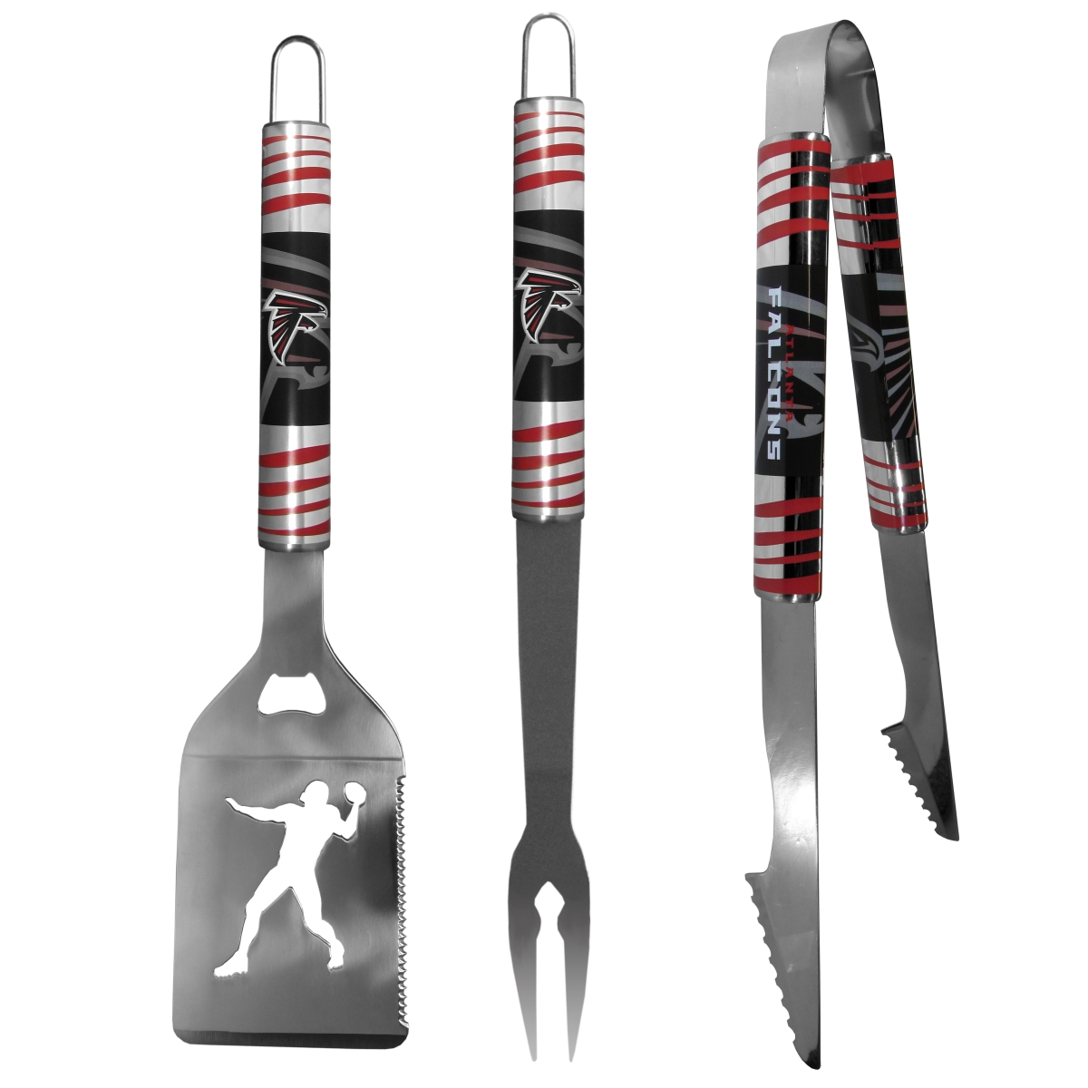 Siskiyou Sports F3QC070 NFL Atlanta Falcons Tailgater BBQ Tools - One Size - 3 Piece