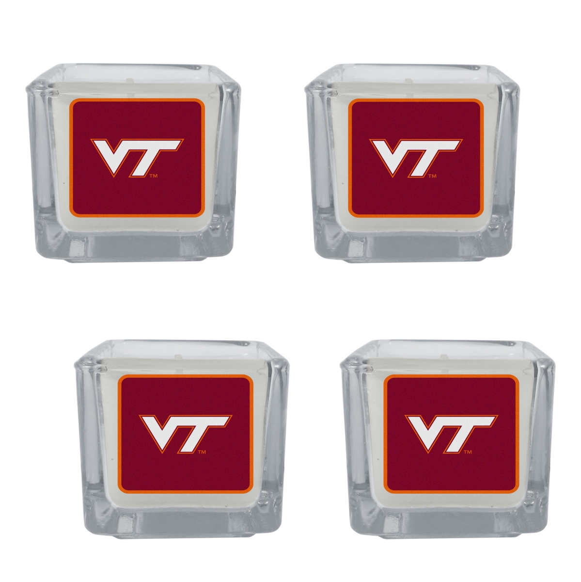 Siskiyou Sports C4CP61 Virginia Tech Hokies Scented Candles - Pack of 4