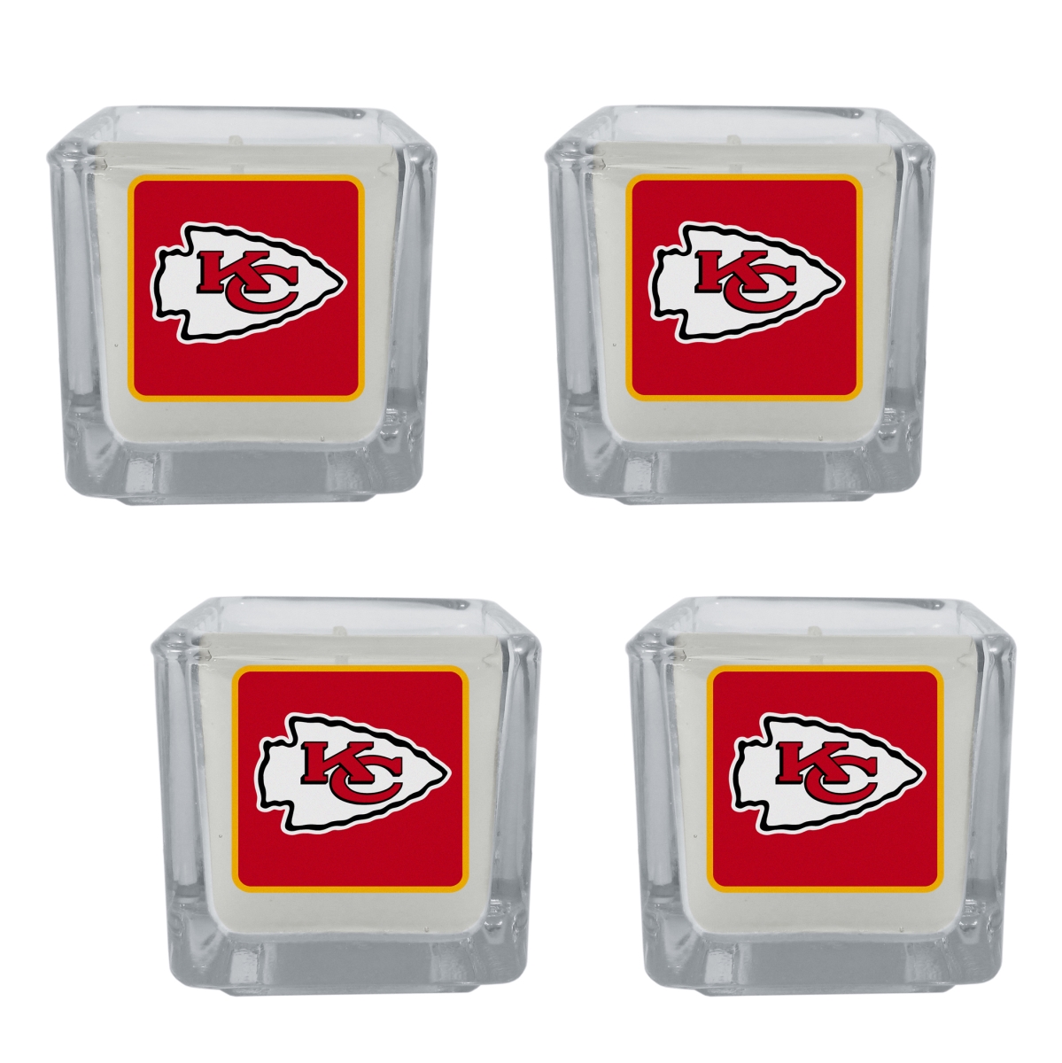 Picture of Siskiyou Sports F4CP045 NFL Kansas City Chiefs Scented Candles - Pack of 4