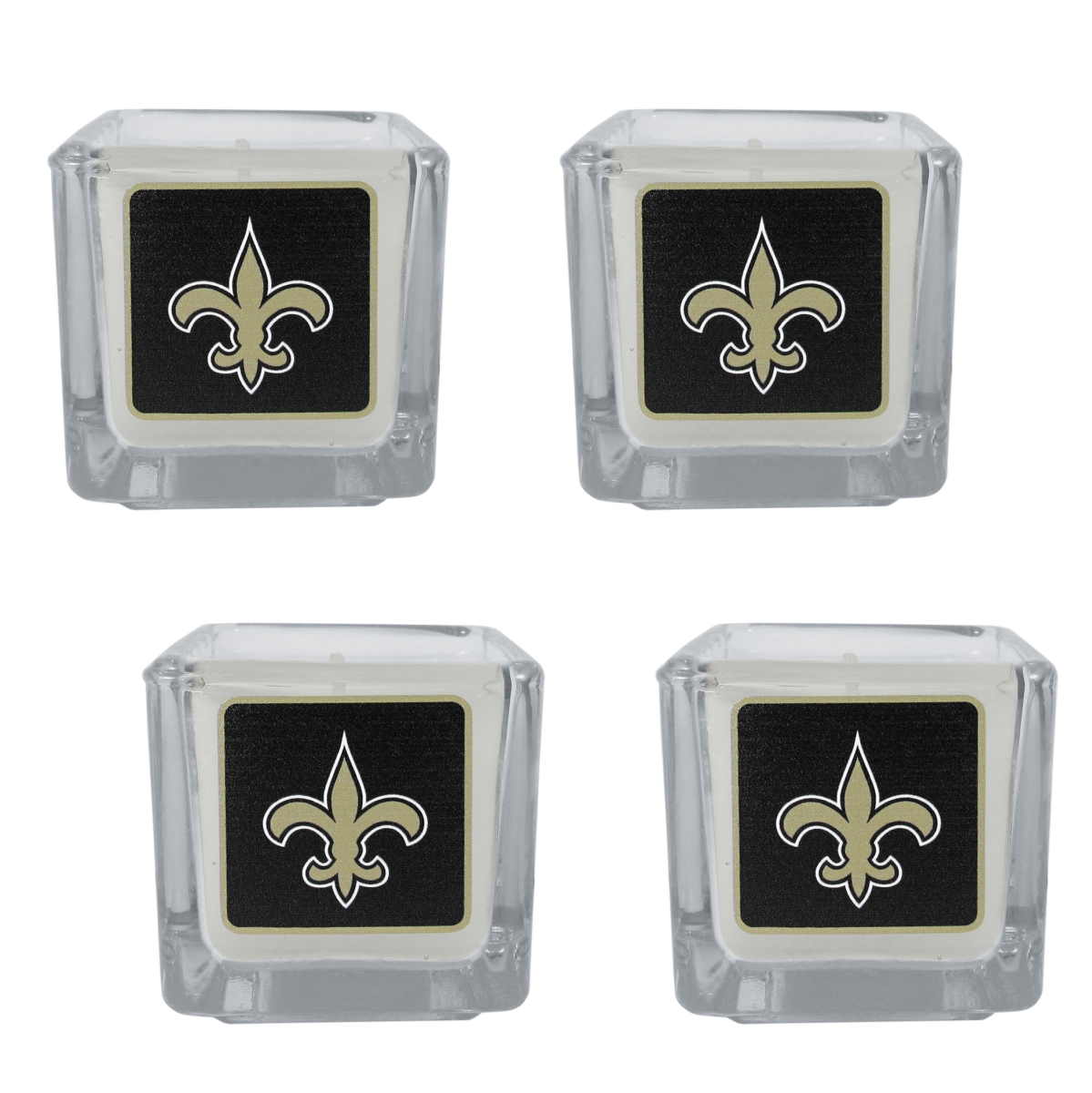 Picture of Siskiyou Sports F4CP150 NFL   Orleans Saints Scented Candles - Pack of 4