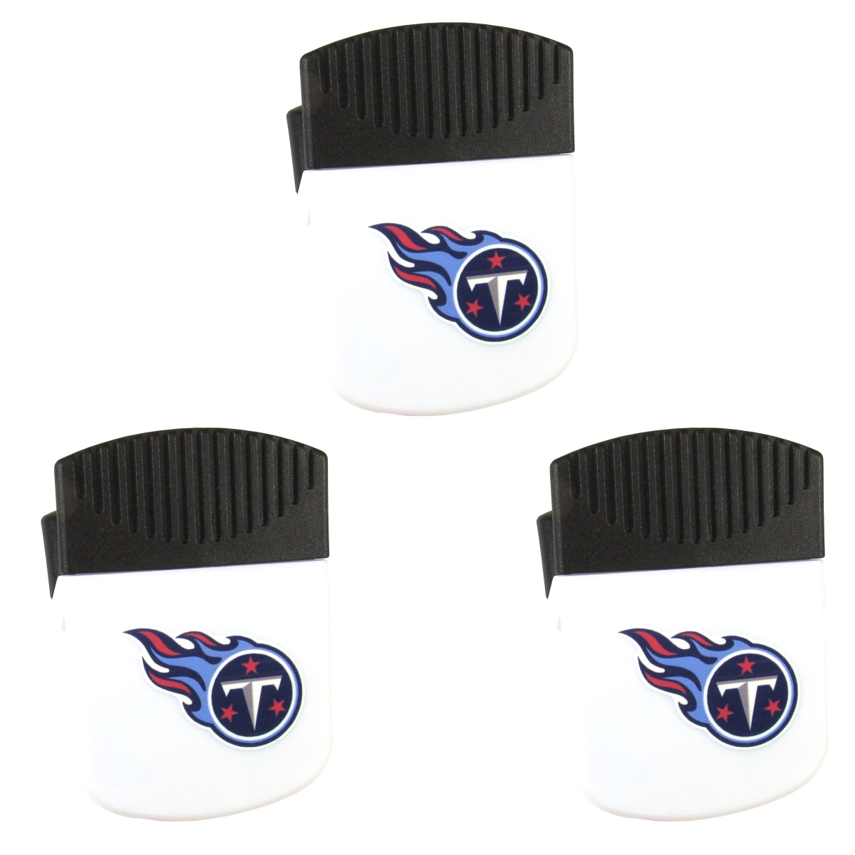 Siskiyou Sports 3FPMC185 NFL Tennessee Titans Chip Clip Magnets - Pack of 3