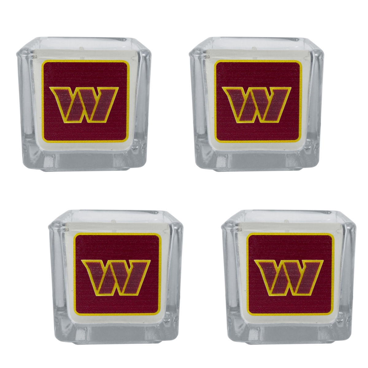 Picture of Siskiyou Sports F4CP135 NFL Washington Commanders Scented Candles - Pack of 4