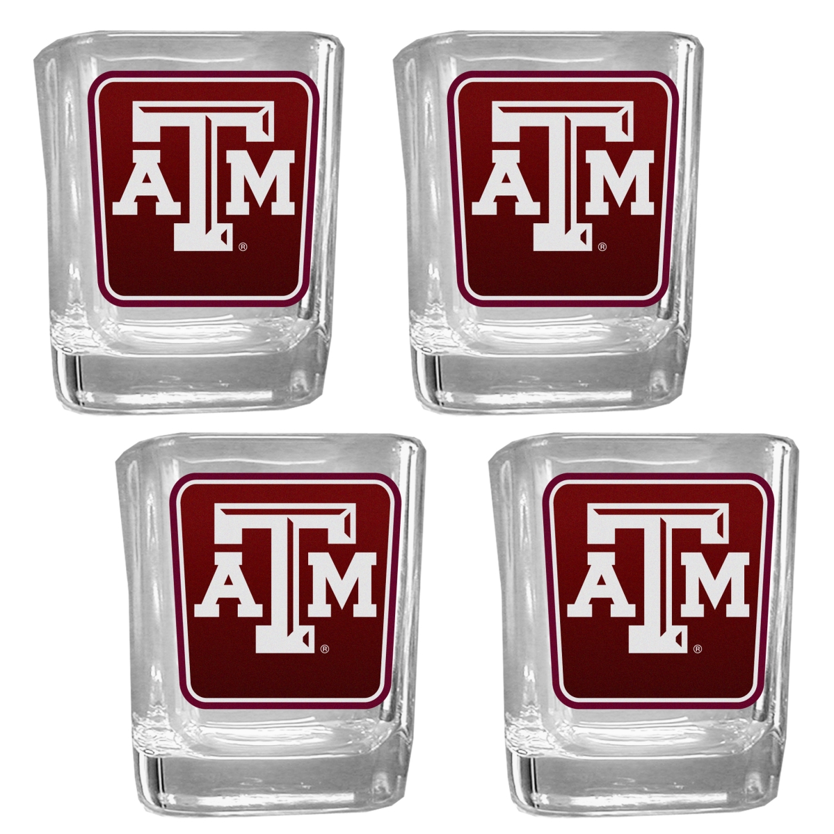 Siskiyou Sports 4CSQP26 2 oz Texas A&M Aggies Team Shot Glass - Pack of 4