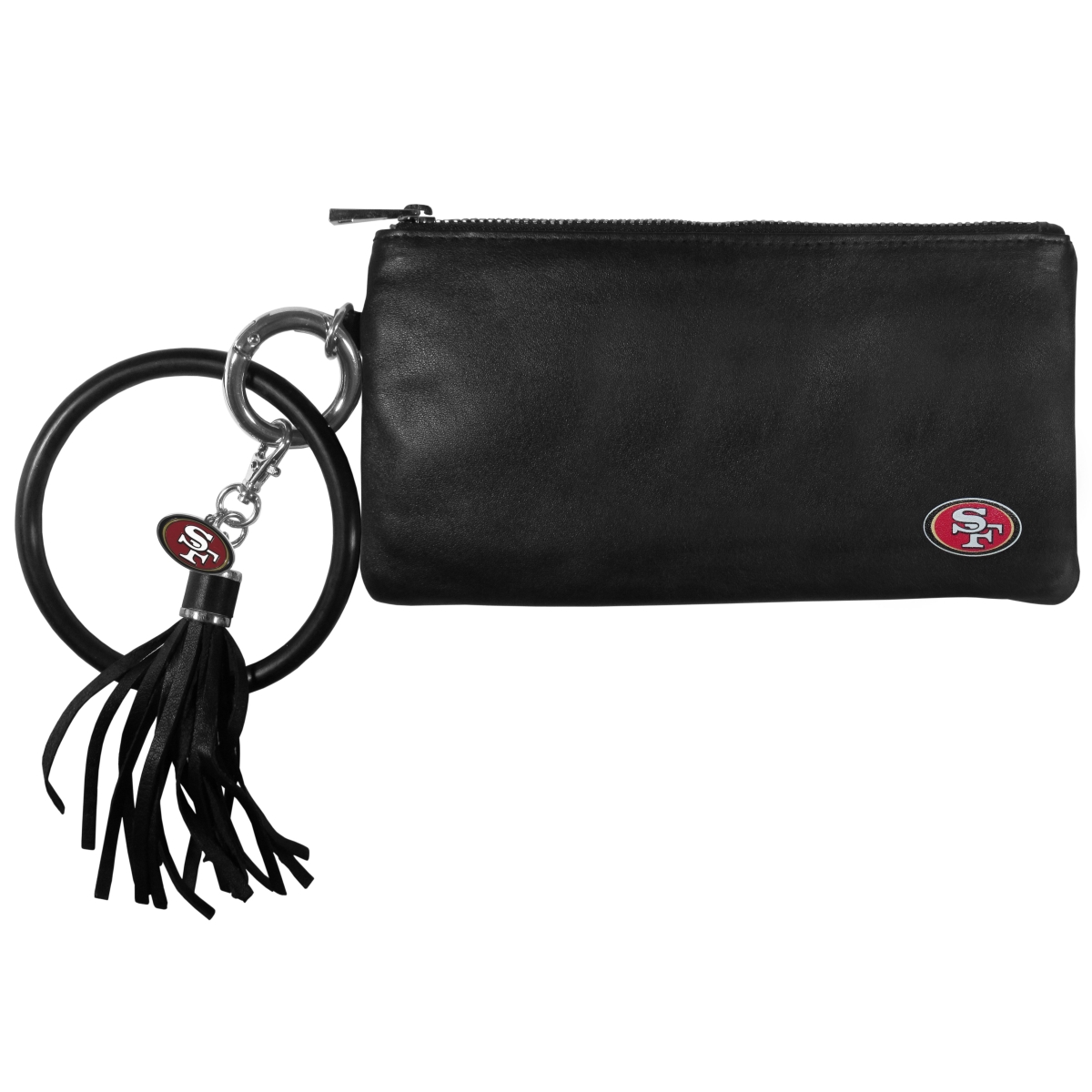 Siskiyou Sports FPLW075 NFL San Francisco 49ers Leather Women Bracelet Wallet