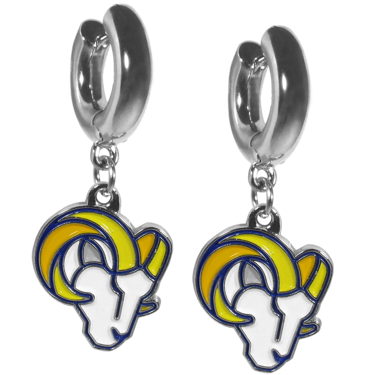 Siskiyou Sports FHUG130 Female NFL Los Angeles Rams Huggie Hoop Earrings