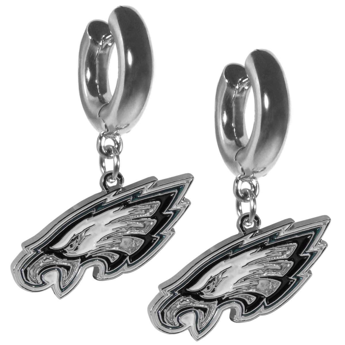 Picture of Siskiyou Sports FHUG065 Female NFL Philadelphia Eagles Huggie Hoop Earrings