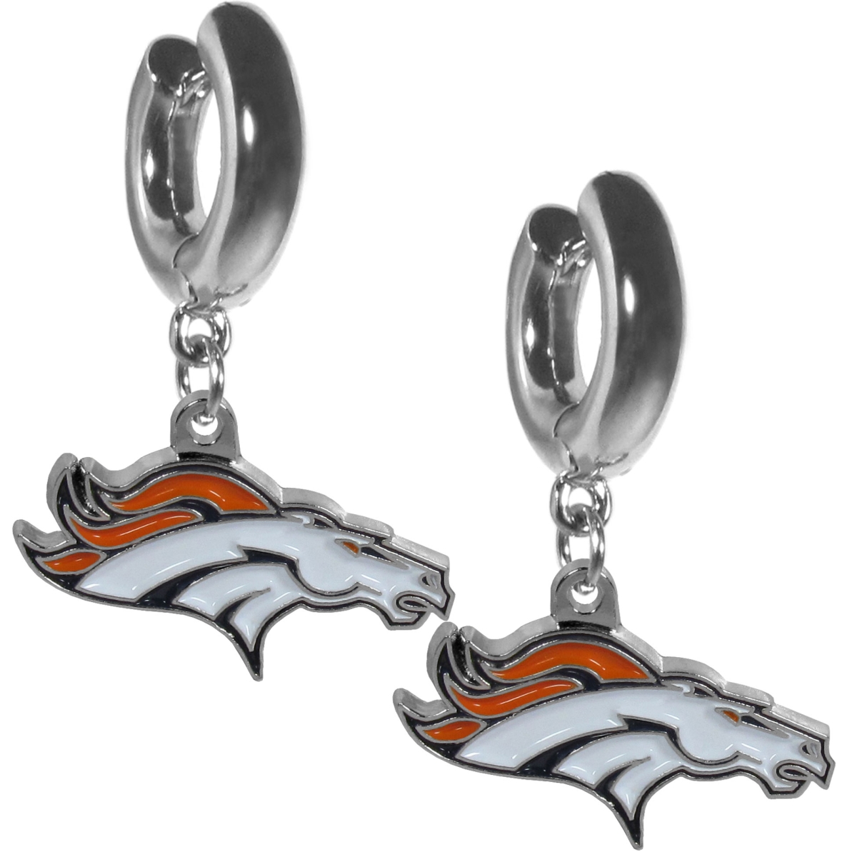 Picture of Siskiyou Sports FHUG020 Female NFL Denver Broncos Huggie Hoop Earrings