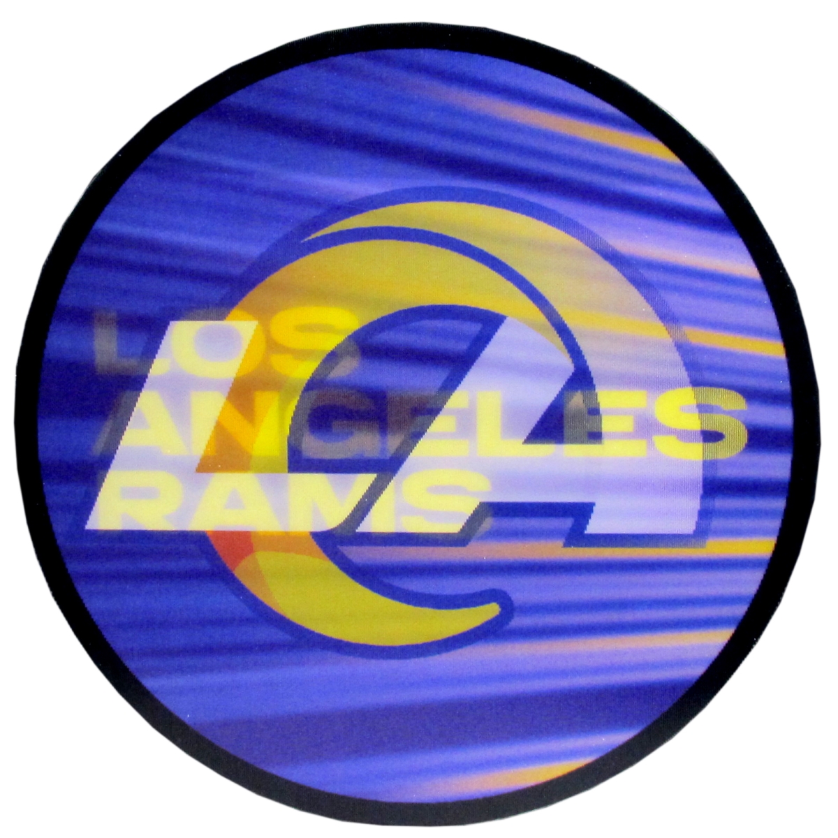 Siskiyou Sports FLDF130 NFL Los Angeles Rams Lenticular Flip Decals