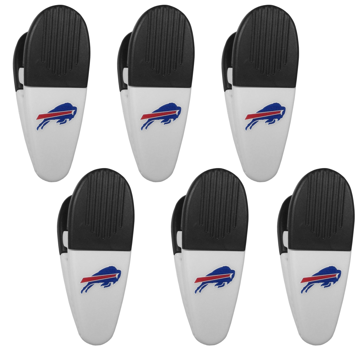 Siskiyou Sports F6CM015 NFL Buffalo Bills Chip Clip Magnets - Pack of 6