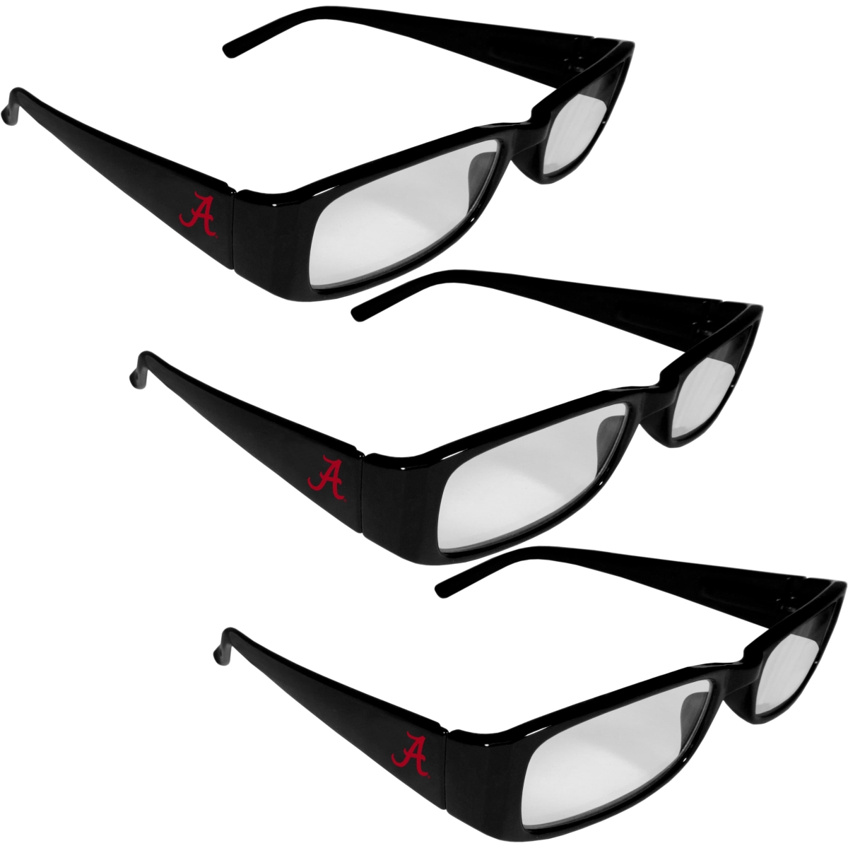 Siskiyou Sports C3RP13-1.50 1.5 Power NCAA Alabama Crimson Tide Reading Glasses - Pack of 3