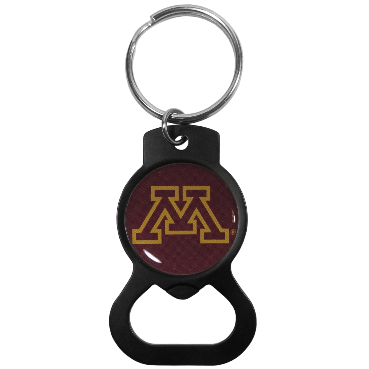 Siskiyou Sports CKBB77 NCAA Minnesota Golden Gophers Bottle Opener Key Chain, Black