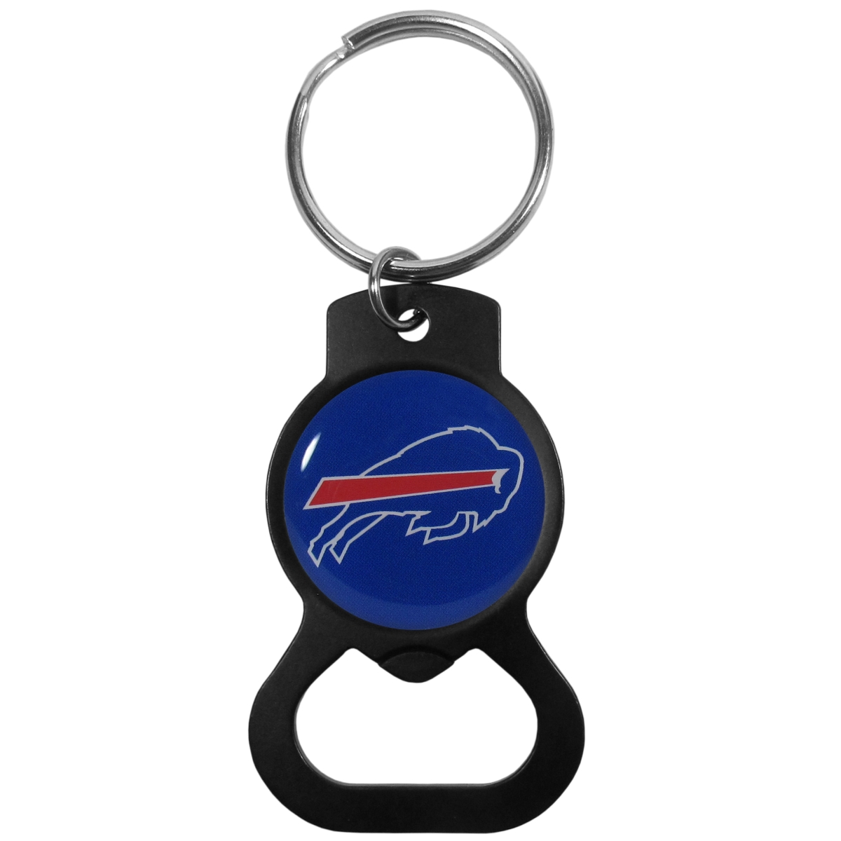 Siskiyou Sports FKBB015 NFL Buffalo Bills Bottle Opener Key Chain, Black