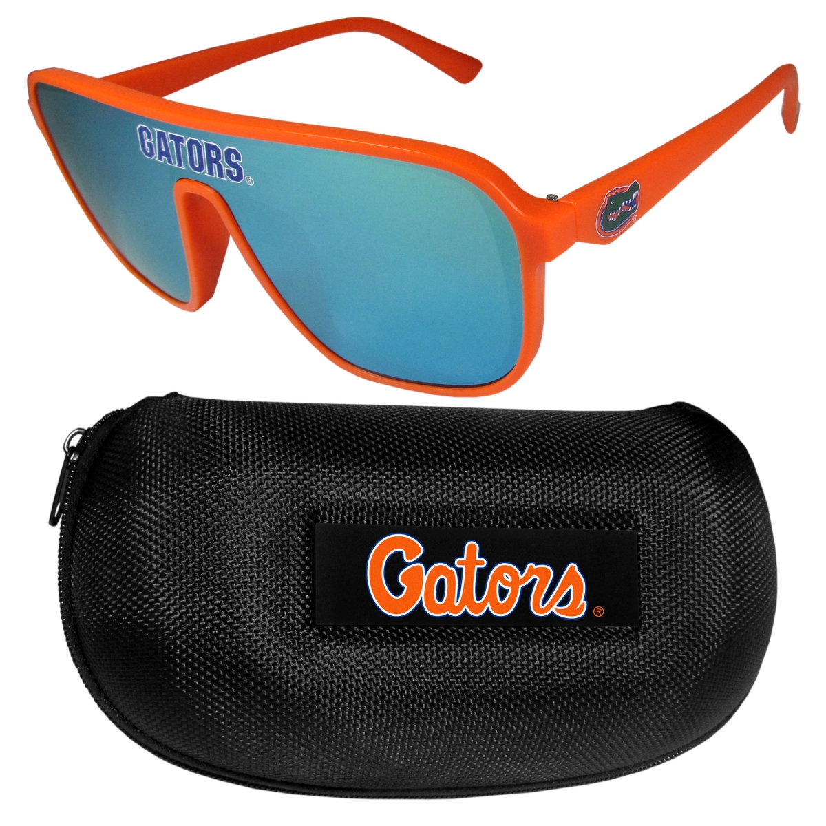 Siskiyou Sports CPAV4CP Florida Gators Shield Sunglasses with Case