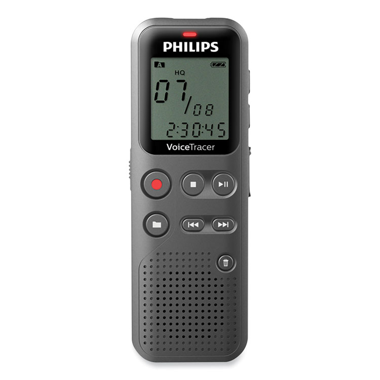 Picture of Philips PSPDVT1120 Voice Tracer DVT1120 Digital Voice Recorder - 8 GB - Black