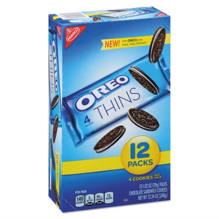 Picture of Nabisco 4474 1.02 oz Oreo Cookies Single Serve Packs&#44; Chocolate - 12 per Box