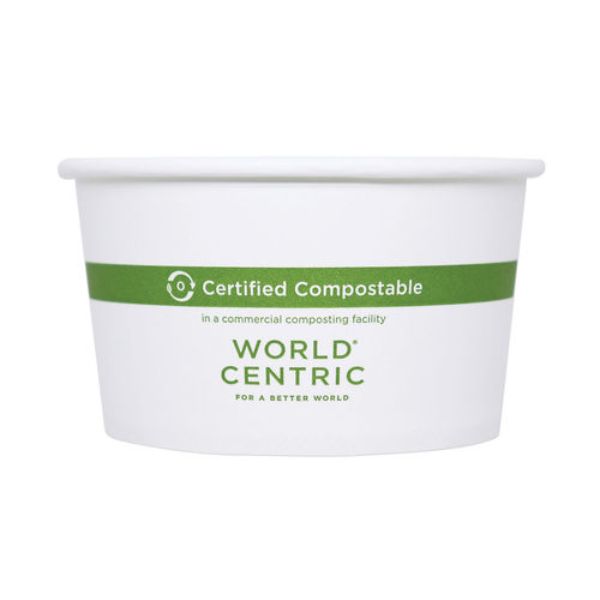 WORBOPA12 Paper Bowls - 12 oz - White - Case of 500