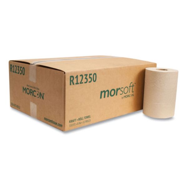Picture of Morcon MORR12350 Morsoft Universal Roll Towels - 8 in. x 350 ft. - Brown