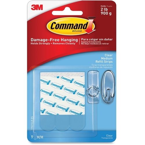 Picture of 3M-Commercial Tape Div 17021CLRES 0.62 x 1.75 in. Clear Refill Strips - Pack of 9