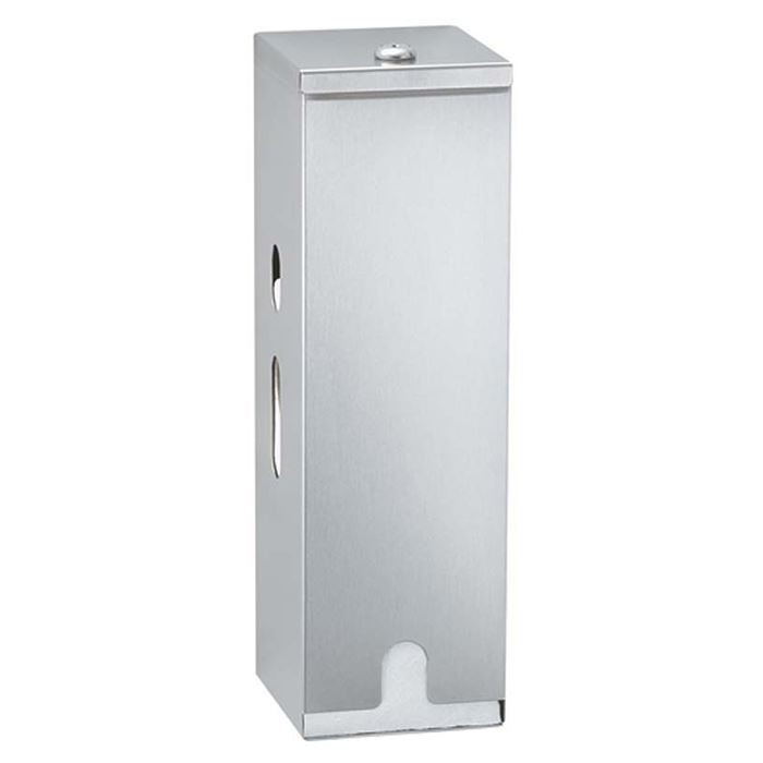 Picture of Bobrick Washroom BOB27313 Surface-Mounted Three-Roll Toilet Tissue Dispenser&#44; Satin Stainless Steel