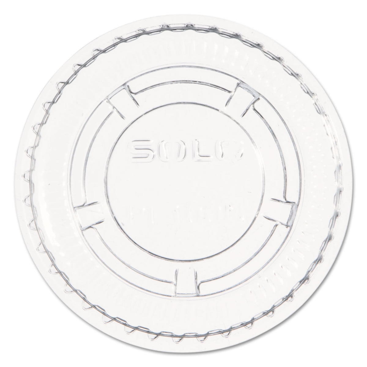 1 oz Portion  Souffle Round Plastic Cup Lid44 Clear