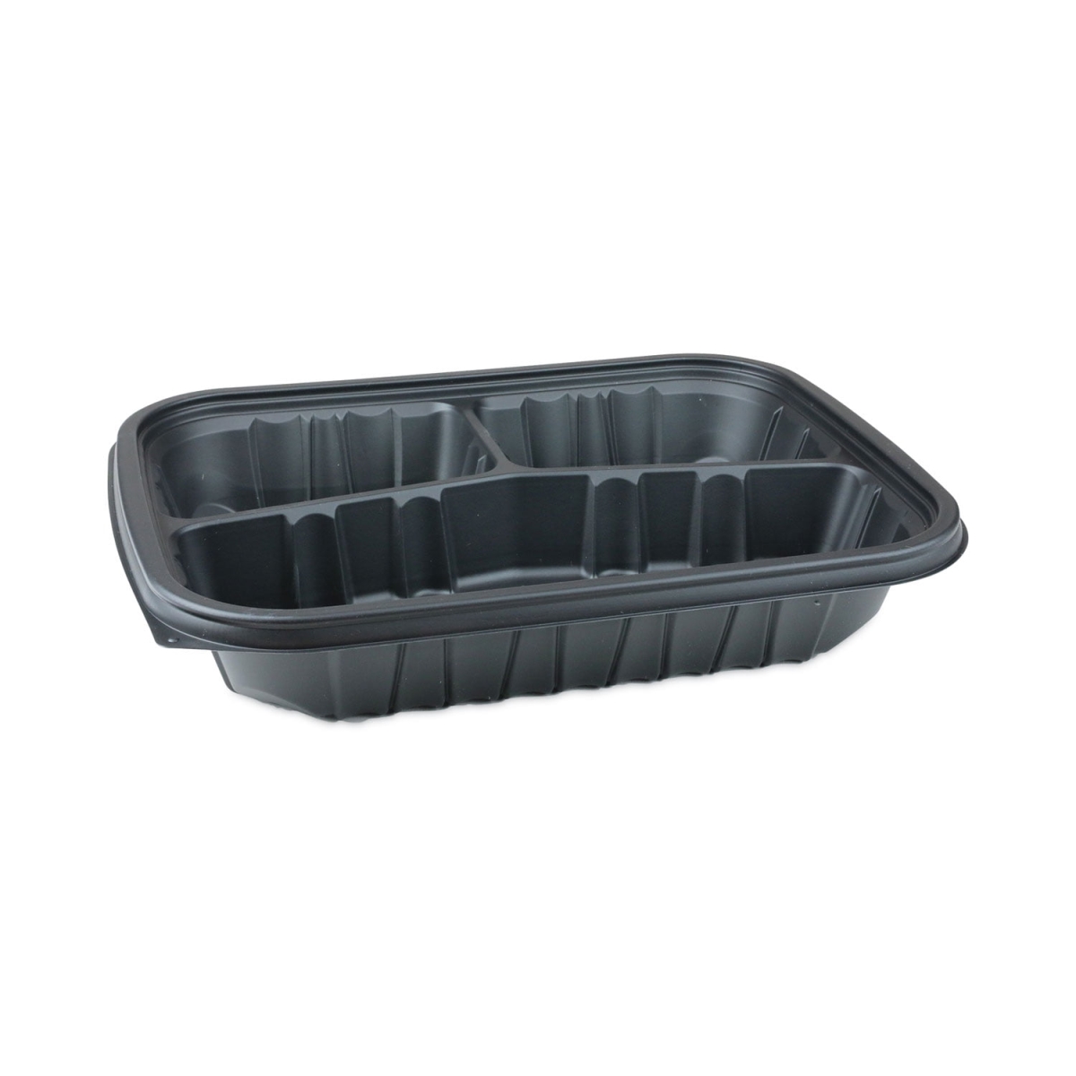 Picture of Pactiv Evergreen PCTYCNB12X95203 12 x 9 in. EarthChoice Entree2Go Plastic Takeout Containers - 48 oz&#44; Black - Pack of 200