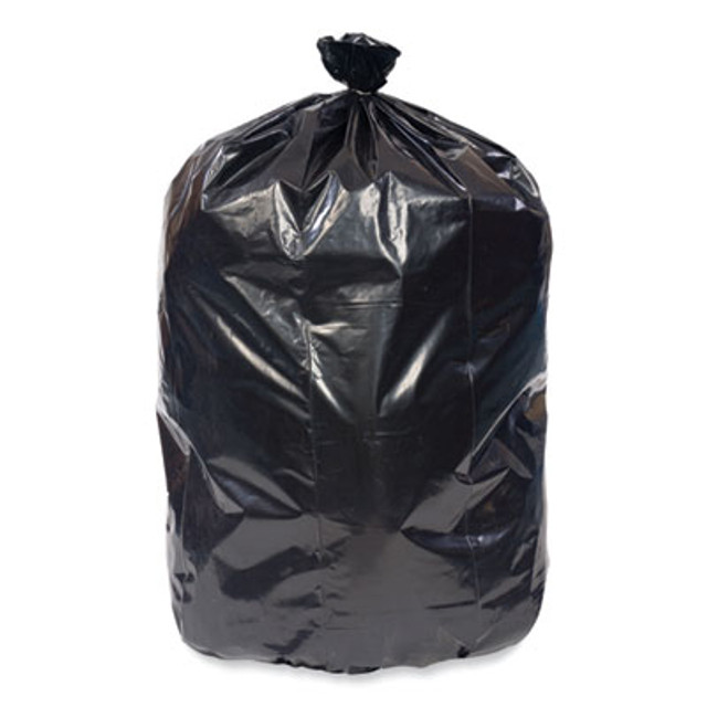 Picture of Pitt Plastics PITPCRL3339XHK 33 x 39 in. 1 Mil Bottom to Prevent Leakage & Add Strength to the Can Liner Bag&#44; Black