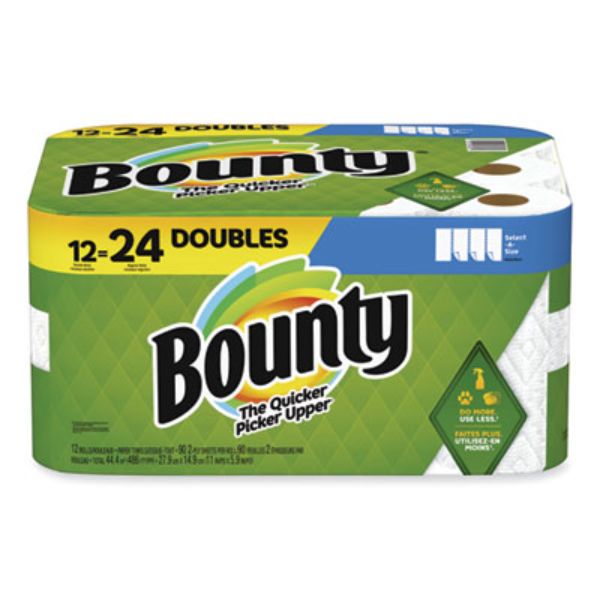 Bounty Kitchen Roll Paper Towel, White - 12 per Roll