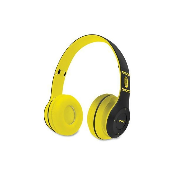 Picture of Binney & Smith - Crayola MIGCHPBT348K Boost Active Wireless Headphones&#44; Black & Yellow